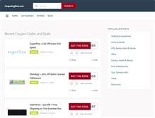 Tablet Screenshot of couponingnora.com